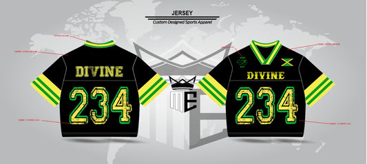 DIVINE GAMES "JAMAICA" JERSEY